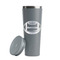 Sports Grey RTIC Everyday Tumbler - 28 oz. - Lid Off