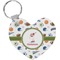 Sports Heart Keychain (Personalized)