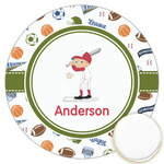 Sports Printed Cookie Topper - 3.25" (Personalized)