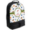 Sports Large Backpack - Black - Angled View