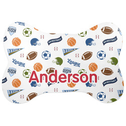 Sports Bone Shaped Dog Food Mat (Large) (Personalized)