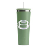 Sports RTIC Everyday Tumbler with Straw - 28oz - Light Green - Double-Sided (Personalized)