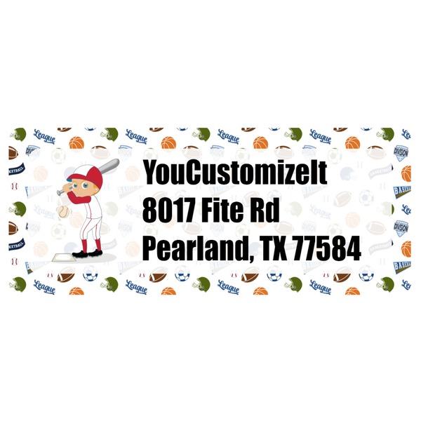 Custom Sports Return Address Labels (Personalized)