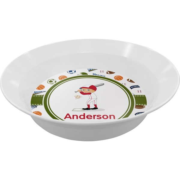 Custom Sports Melamine Bowl (Personalized)