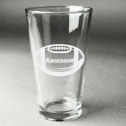 Sports Pint Glass - Engraved (Single) (Personalized)
