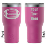 Sports RTIC Tumbler - Magenta - Laser Engraved - Double-Sided (Personalized)