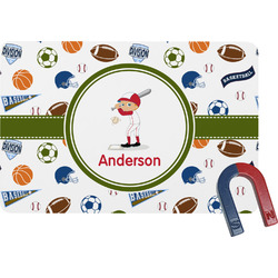 Sports Rectangular Fridge Magnet (Personalized)