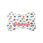 Sports Bone Shaped Dog Food Mat (Small) (Personalized)