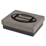 Sports Small Gift Box w/ Engraved Leather Lid (Personalized)