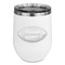 Sports Stainless Wine Tumblers - White - Double Sided - Front