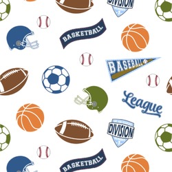 Sports Wallpaper & Surface Covering (Water Activated 24"x 24" Sample)