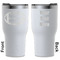 Sports White RTIC Tumbler - Front and Back