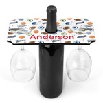 Sports Wine Bottle & Glass Holder (Personalized)