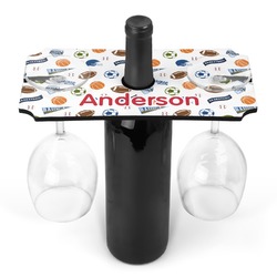 Sports Wine Bottle & Glass Holder (Personalized)