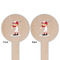 Sports Wooden 6" Food Pick - Round - Double Sided - Front & Back