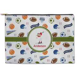 Sports Zipper Pouch - Large - 12.5"x8.5" (Personalized)