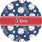 Baseball 1" Multipurpose Round Labels - Single Sticker