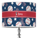 Baseball 16" Drum Lamp Shade - Poly-film (Personalized)