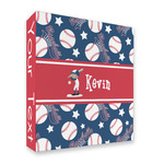 Baseball 3 Ring Binder - Full Wrap - 2" (Personalized)