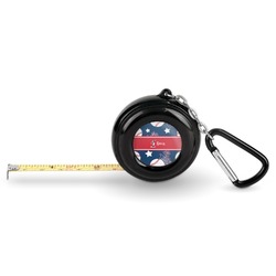 Baseball Pocket Tape Measure - 6 Ft w/ Carabiner Clip (Personalized)