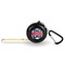 Baseball 6-Ft Pocket Tape Measure with Carabiner Hook - Front