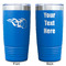 Baseball Blue Polar Camel Tumbler - 20oz - Double Sided - Approval