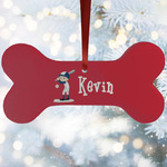 Baseball Ceramic Dog Ornament w/ Name or Text