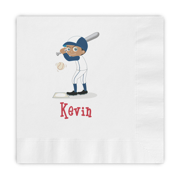 Custom Baseball Embossed Decorative Napkins (Personalized)