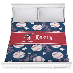 Baseball Comforter - Full / Queen (Personalized)