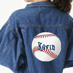 Baseball Twill Iron On Patch - Custom Shape - 2XL - Set of 4 (Personalized)