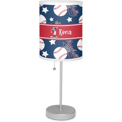 Baseball 7" Drum Lamp with Shade Linen (Personalized)