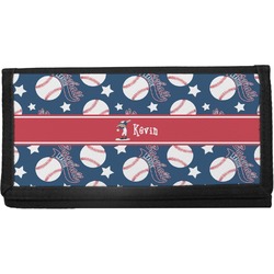 Baseball Canvas Checkbook Cover (Personalized)