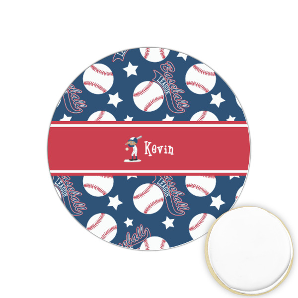 Custom Baseball Printed Cookie Topper - 1.25" (Personalized)