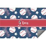 Baseball Indoor / Outdoor Rug (Personalized)