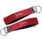 Baseball Key-chain - Metal and Nylon - Front and Back