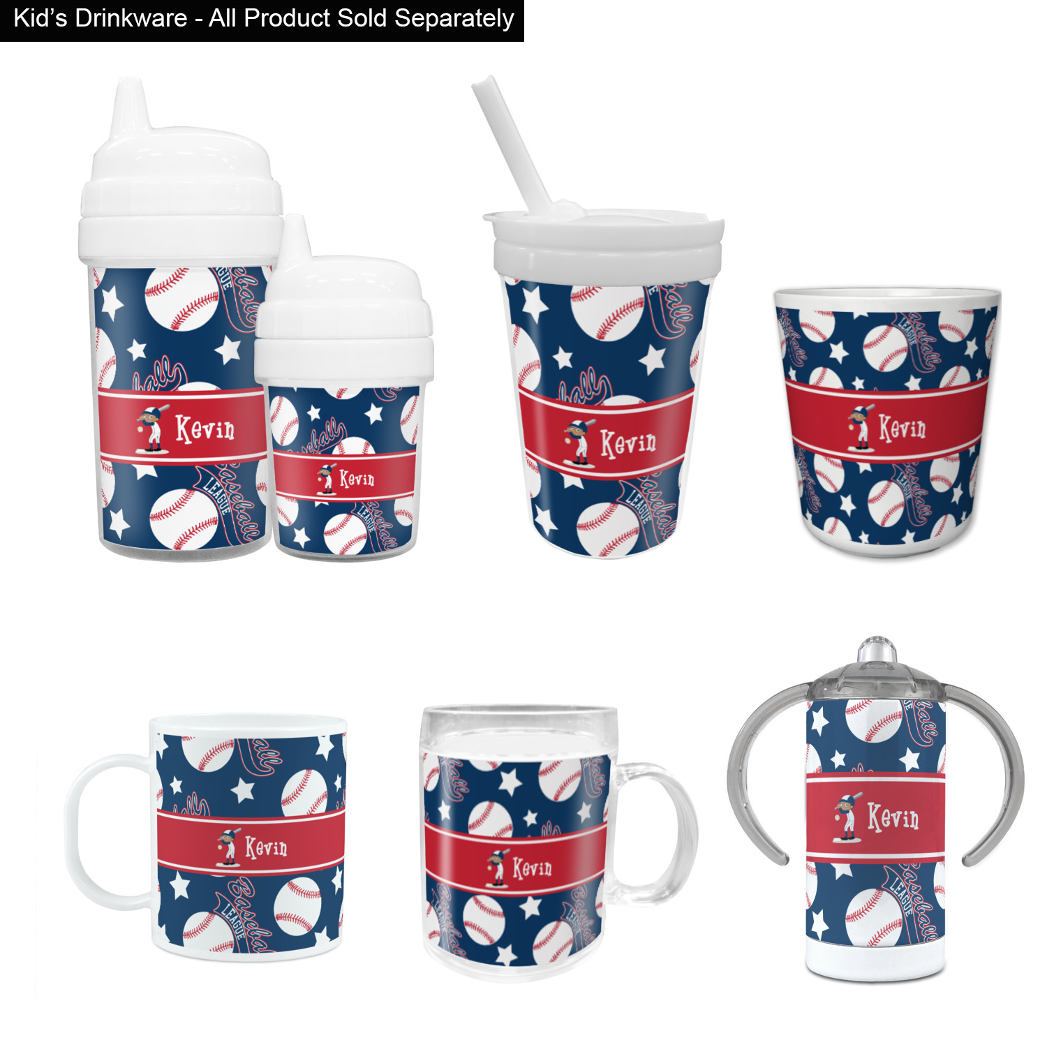 Baseball Sippy Cup (Personalized 