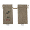 Baseball Large Burlap Gift Bags - Front Approval