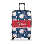 Baseball Suitcase - 28" Large - Checked w/ Name or Text