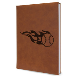 Baseball Leather Sketchbook - Large - Double Sided (Personalized)
