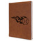 Baseball Leatherette Journal - Large - Single Sided - Angle View