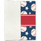 Baseball Linen Placemat - Folded Half