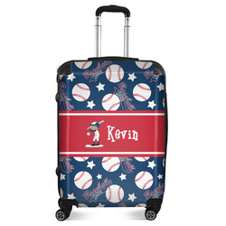 Baseball Suitcase - 24" Medium - Checked (Personalized)