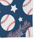 Baseball Microfiber Dish Rag - DETAIL