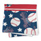 Baseball Microfiber Dish Rag - FOLDED (square)