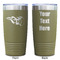 Baseball Olive Polar Camel Tumbler - 20oz - Double Sided - Approval