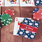 Baseball On Table with Poker Chips