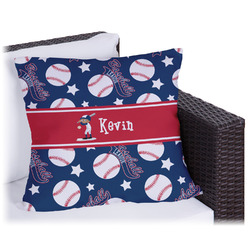 Baseball Outdoor Pillow - 20" (Personalized)