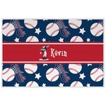 Baseball Laminated Placemat w/ Name or Text