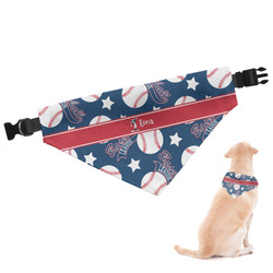 Baseball Dog Bandana - XLarge (Personalized)