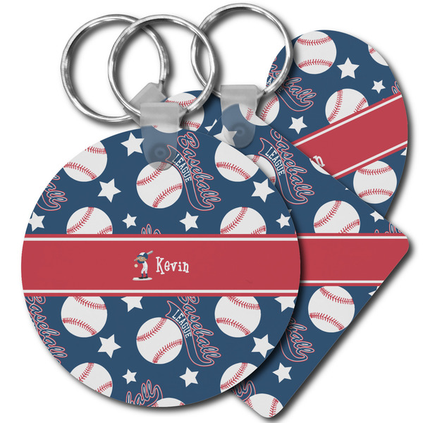 Custom Baseball Plastic Keychain (Personalized)